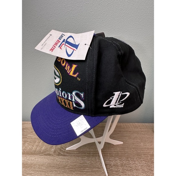 Vintage Green Bay Packers Hat Cap Snap Back Super Bowl XXXI Champion NFL Footbal - Picture 4 of 16